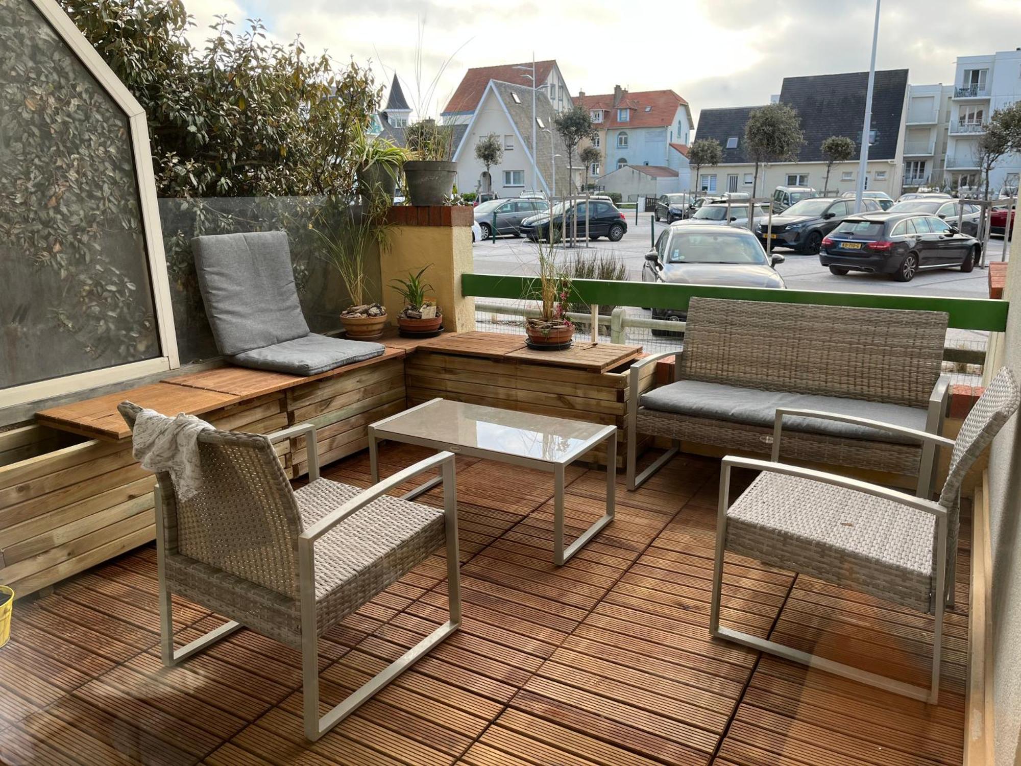 Agreable Appartement Et Terrasse A 2 Pas De La Mer Wimereux Buitenkant foto